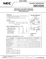 2SC4225 datasheet pdf NEC
