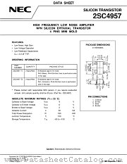 2SC4957-T1 datasheet pdf NEC