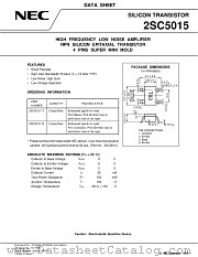 2SC5015-T1 datasheet pdf NEC