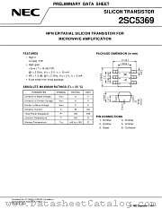 2SC5369 datasheet pdf NEC
