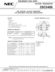 2SC5408-T1 datasheet pdf NEC