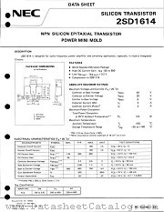 2SD1614 datasheet pdf NEC