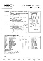 2SD1780 datasheet pdf NEC
