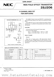 2SJ206 datasheet pdf NEC