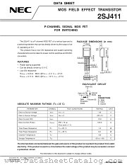 2SJ411 datasheet pdf NEC