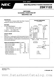 2SK1122 datasheet pdf NEC