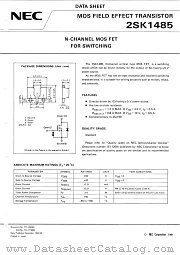 2SK1485 datasheet pdf NEC