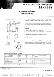 2SK1591 datasheet pdf NEC