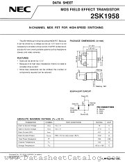 2SK1958 datasheet pdf NEC