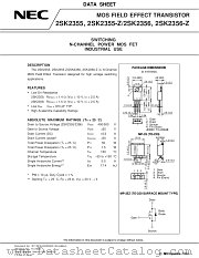 2SK2355 datasheet pdf NEC