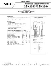 2SK2364 datasheet pdf NEC