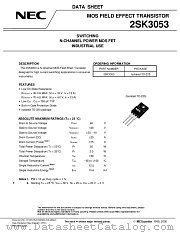 2SK3053 datasheet pdf NEC