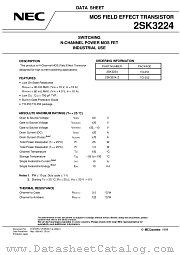 2SK3224 datasheet pdf NEC