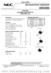 2SK3355-Z datasheet pdf NEC