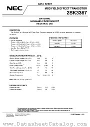 2SK3367-Z datasheet pdf NEC