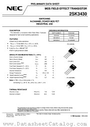 2SK3430-Z datasheet pdf NEC