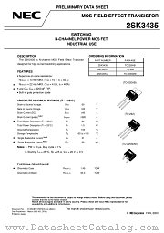 2SK3435 datasheet pdf NEC