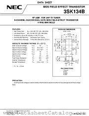 3SK134B datasheet pdf NEC