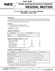 NE27200 datasheet pdf NEC