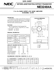 NE32484A datasheet pdf NEC