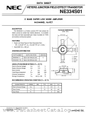 NE334S01 datasheet pdf NEC
