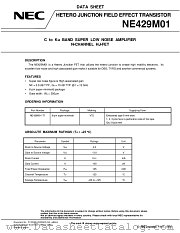 NE429M01 datasheet pdf NEC