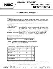 NE6510379A-T1 datasheet pdf NEC
