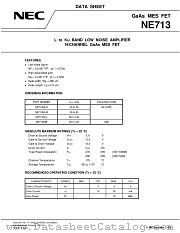 NE71383B datasheet pdf NEC