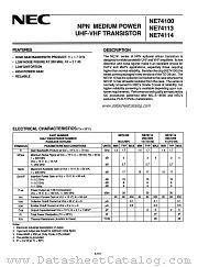 2SC1252 datasheet pdf NEC