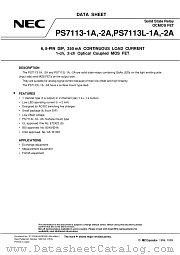PS7113L-1A datasheet pdf NEC