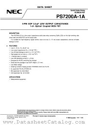 PS7200A-1A-E4 datasheet pdf NEC