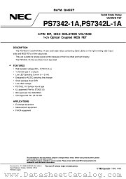 PS7342-1A datasheet pdf NEC