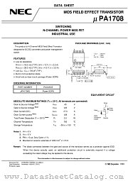UPA1708 datasheet pdf NEC