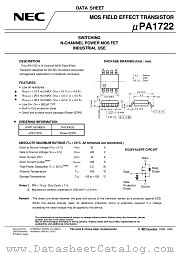 UPA1722 datasheet pdf NEC