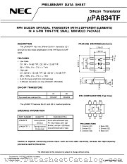 UPA834TF-T1 datasheet pdf NEC
