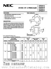 UPB581C datasheet pdf NEC