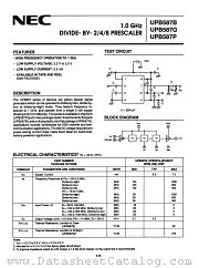 UPB587G datasheet pdf NEC