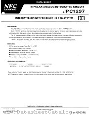 UPC1297 datasheet pdf NEC