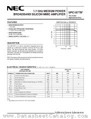 UPC1677 datasheet pdf NEC