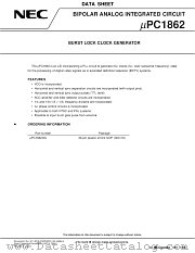UPC1862 datasheet pdf NEC