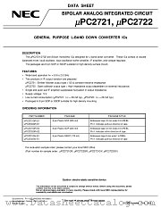UPC2721GV-E1 datasheet pdf NEC