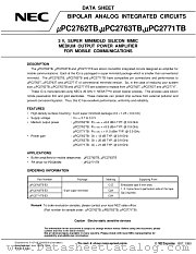 UPC2763TB datasheet pdf NEC