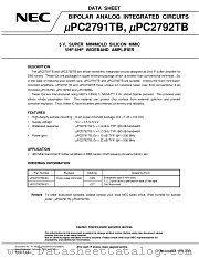 UPC2792TB-E3 datasheet pdf NEC