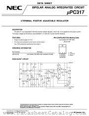 UPC317HF datasheet pdf NEC