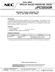 UPC3202GR datasheet pdf NEC