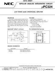 UPC324 datasheet pdf NEC