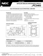 UPC3403G2 datasheet pdf NEC