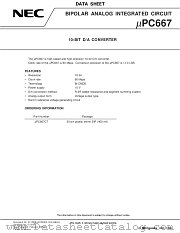 UPC667CT datasheet pdf NEC