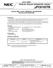 UPC8163TB datasheet pdf NEC