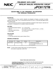 UPC8172TB-E3 datasheet pdf NEC